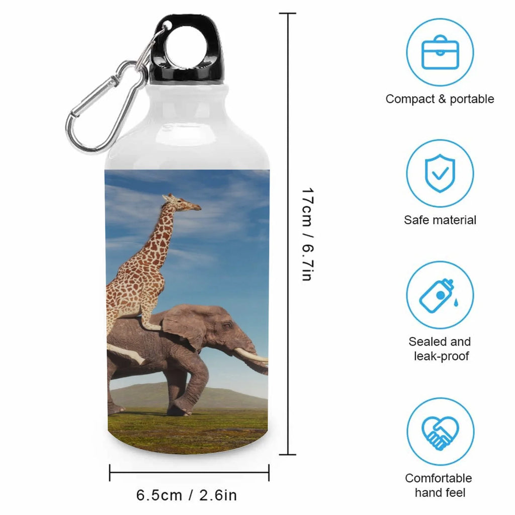 400ml Aluminum Sport Water Bottle with Twist Cap L5893