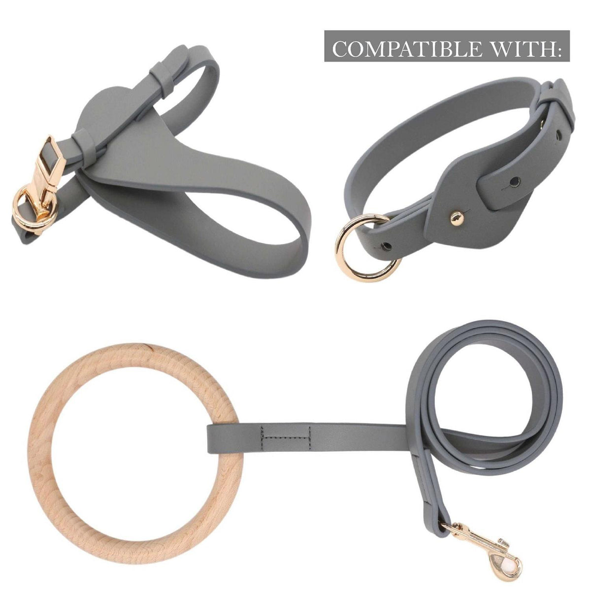 Adjustable Leather Dog Harness S210
