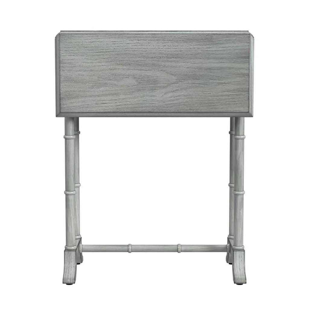 Gray Drop-Leaf Accent Table S802892