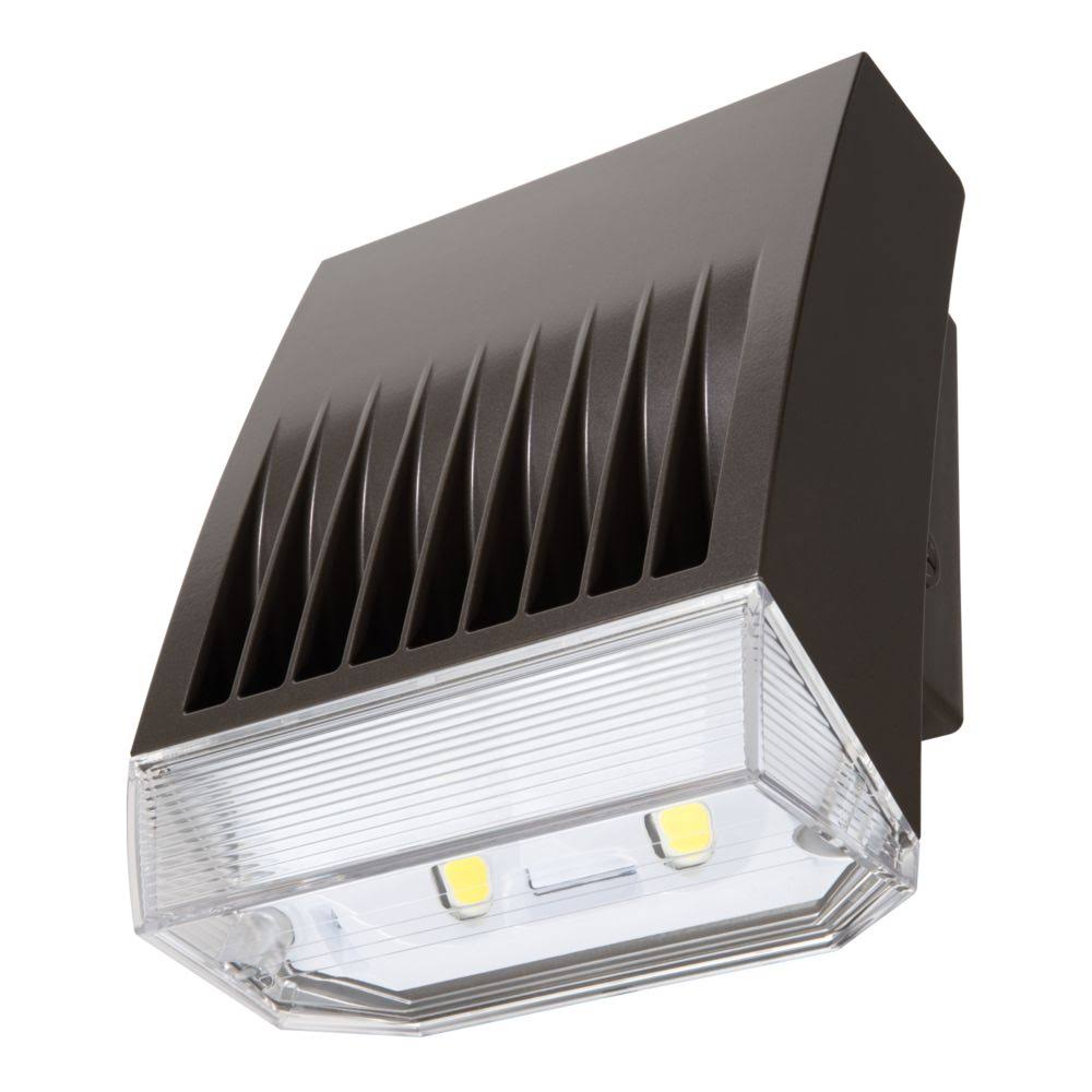 81W LED Wallpack, 5000K, Carbon Bronze V934