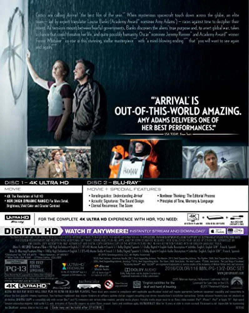 Arrival 4K Ultra HD + Blu-ray B594