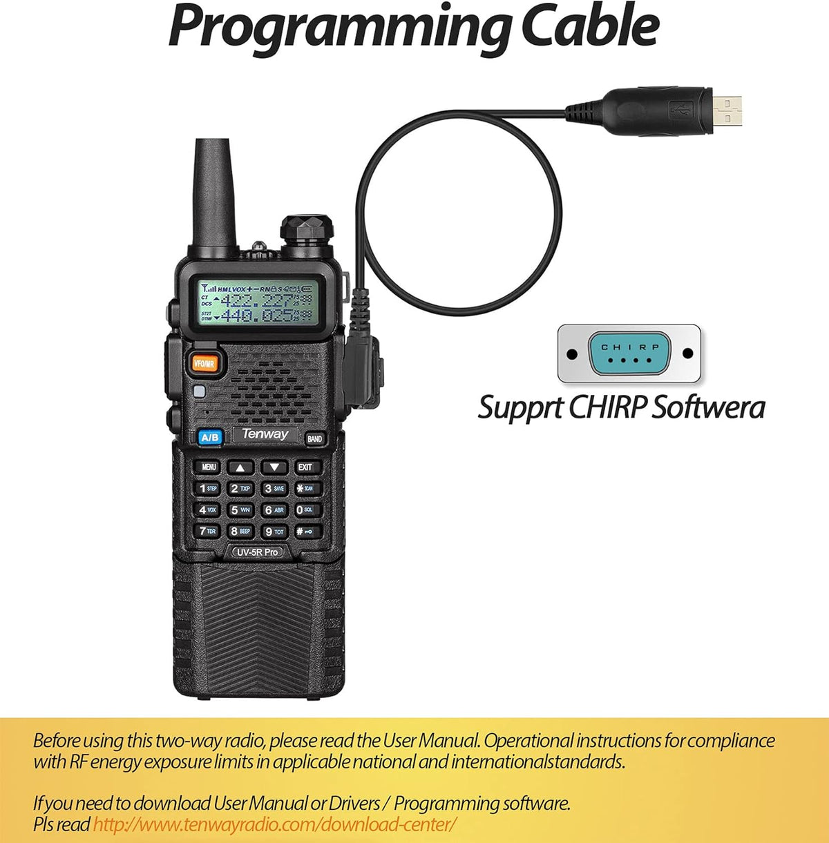 8W Dual Band Two Way Radio 2Pack with 3800mAh Battery X955