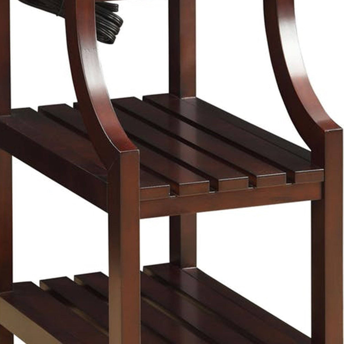 Espresso Side Table with USB K4403