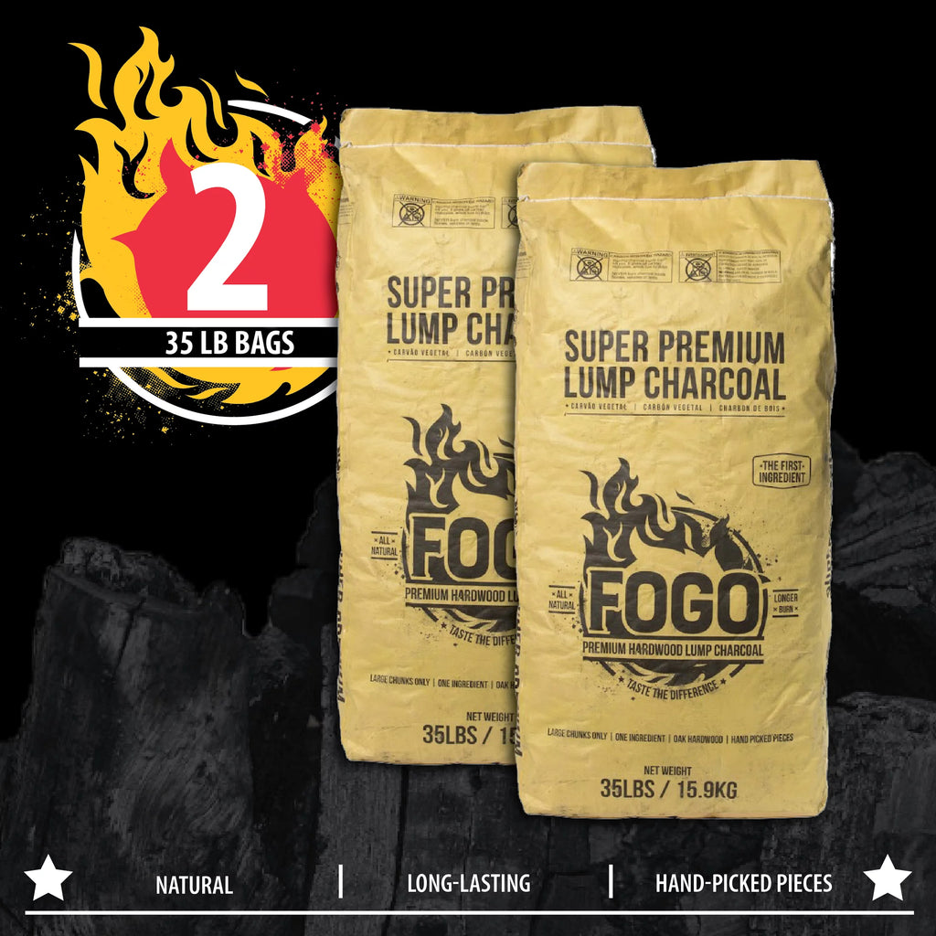 35 Pound Bag 2-Pack All-Natural Hardwood Lump Charcoal Q55188