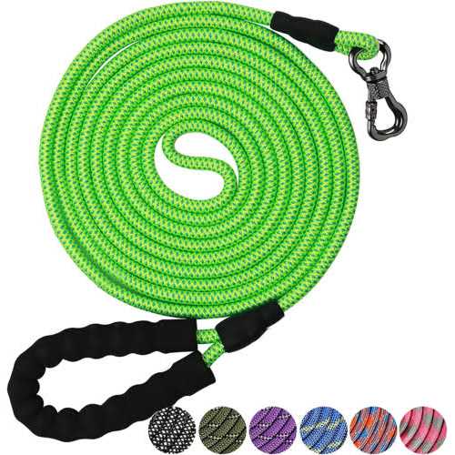 Rope Dog Leash with Swivel Lockable Hook R963628