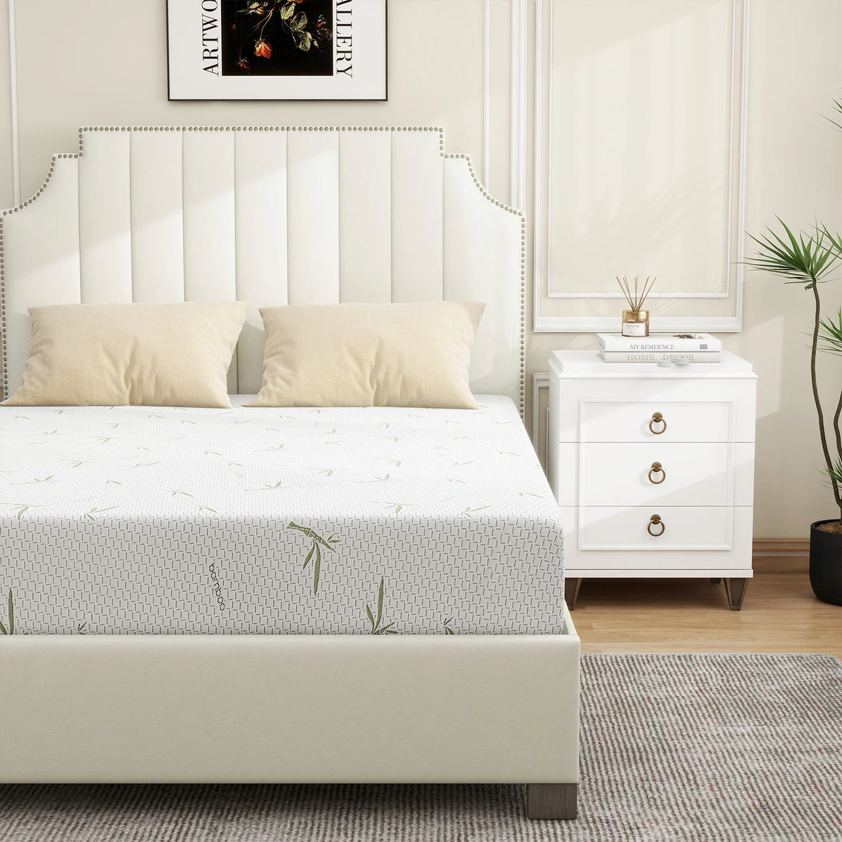 6 inch Gel Memory Foam Twin Mattress V529