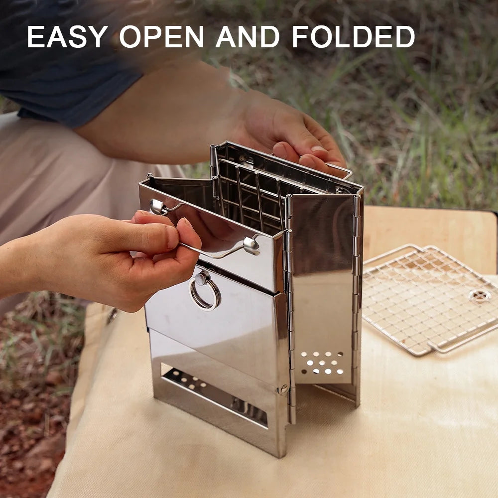 Portable Wood Burning Blowpipe Kit with Carry Bag P544279