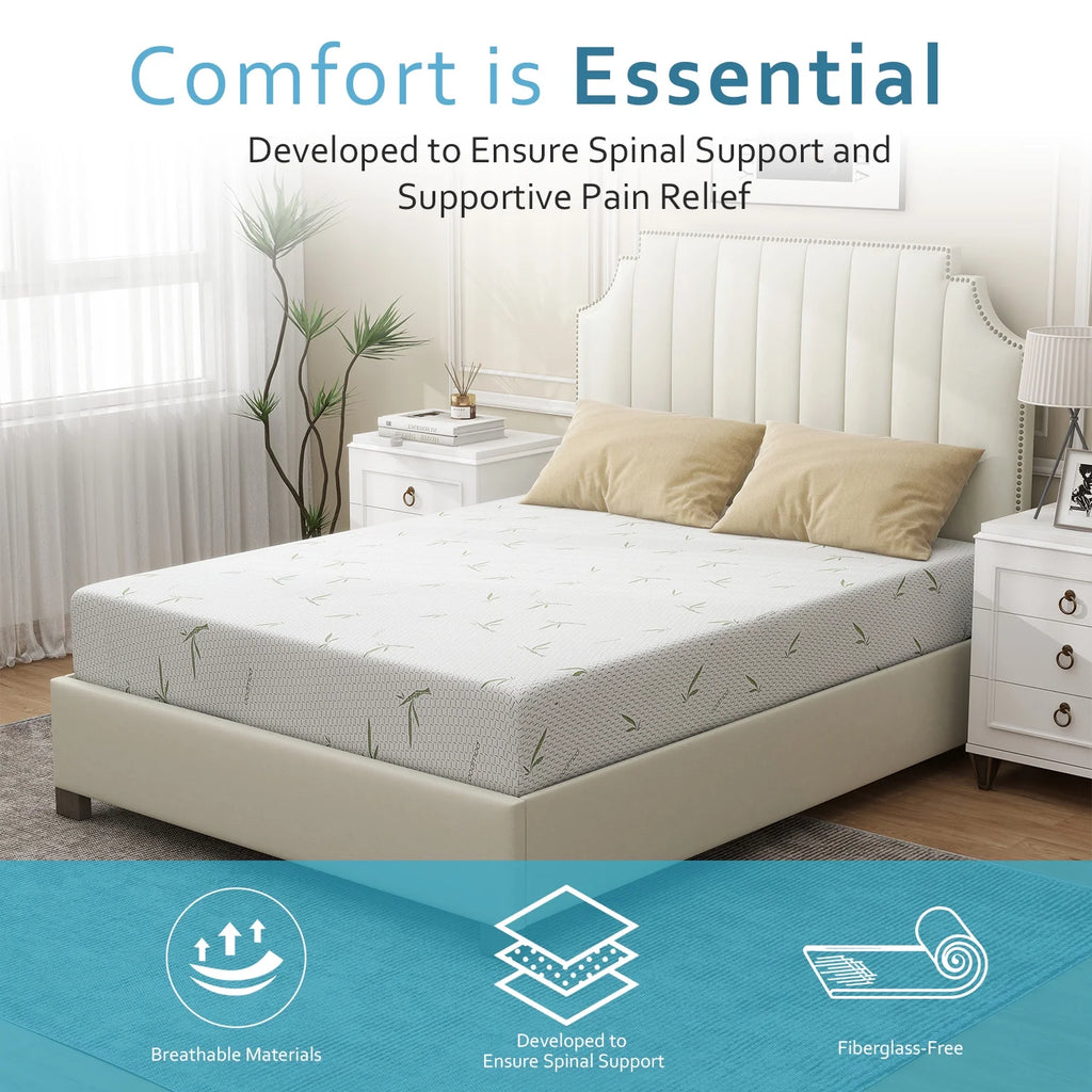 6 inch Gel Memory Foam Twin Mattress V529