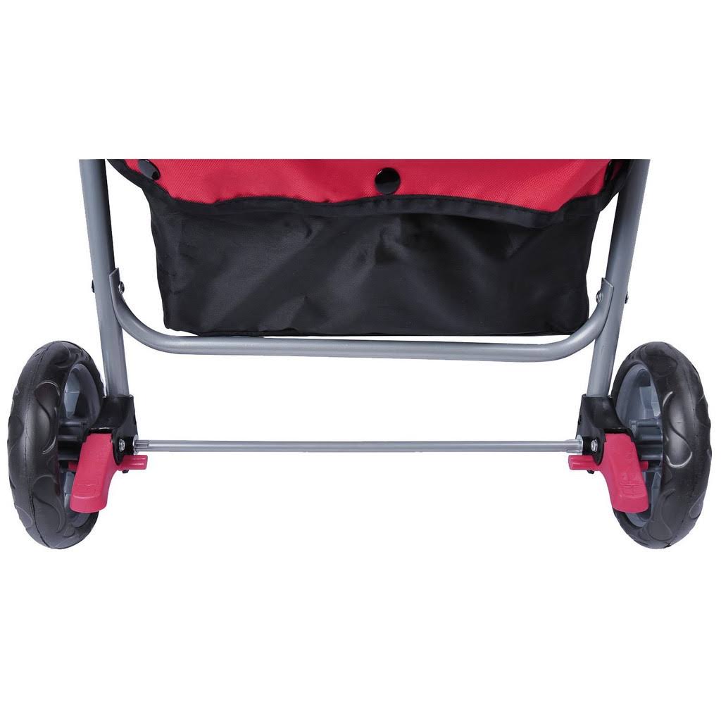 Red 4-Wheel Pet Stroller G812119