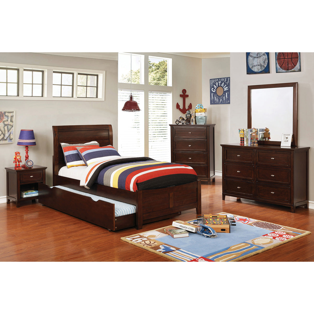 Brown Cherry Youth Trundle G50994