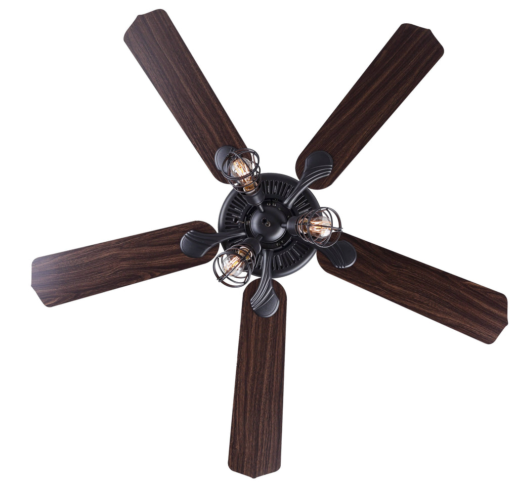 52 inch 3 Light Ceiling Fan in Graphite H470