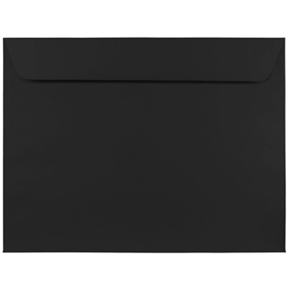 9 x 12 Black Booklet Envelopes, 250/Pack M326