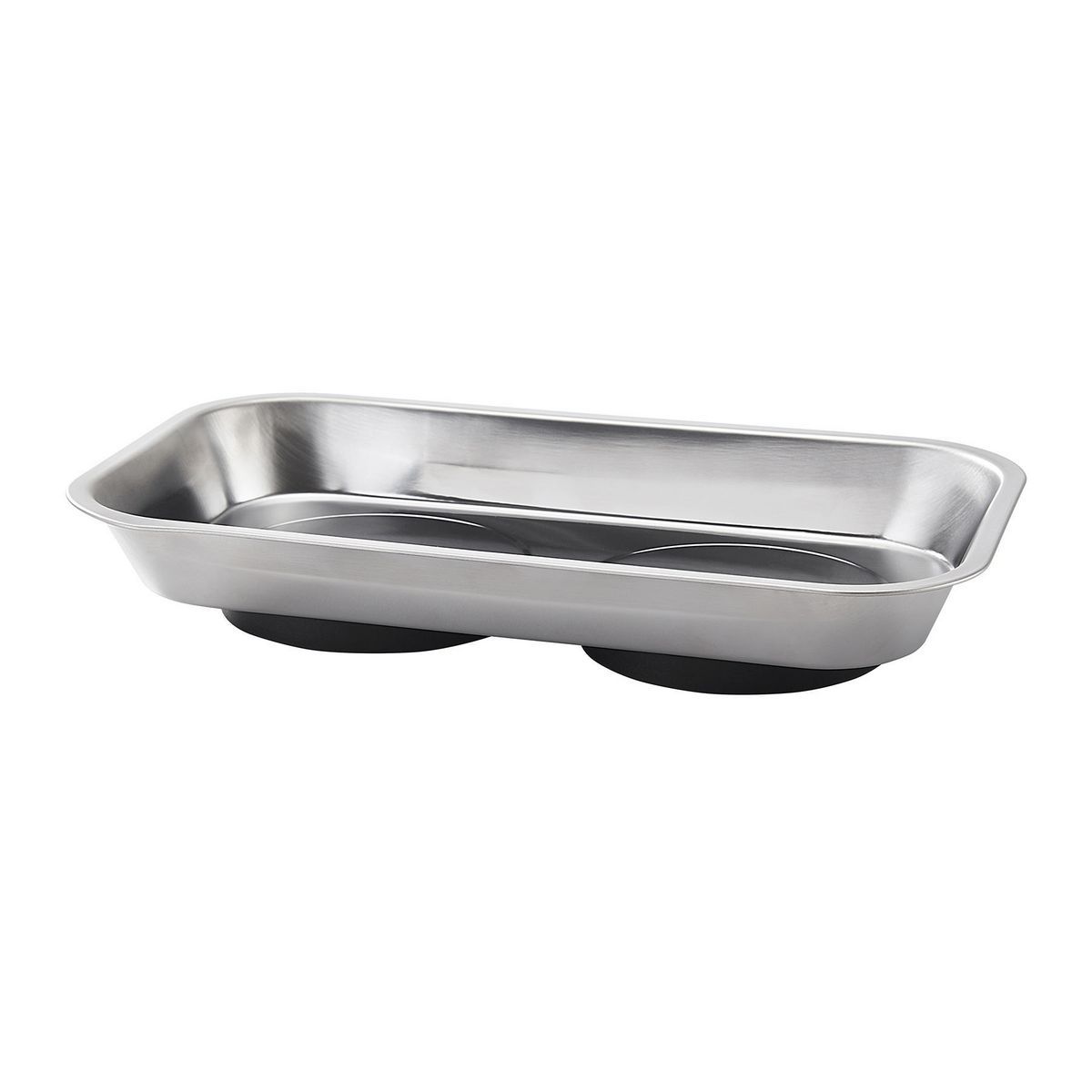 9-1/2 in. x 5-1/2 in. Magnetic Stainless Steel Parts Tray X874