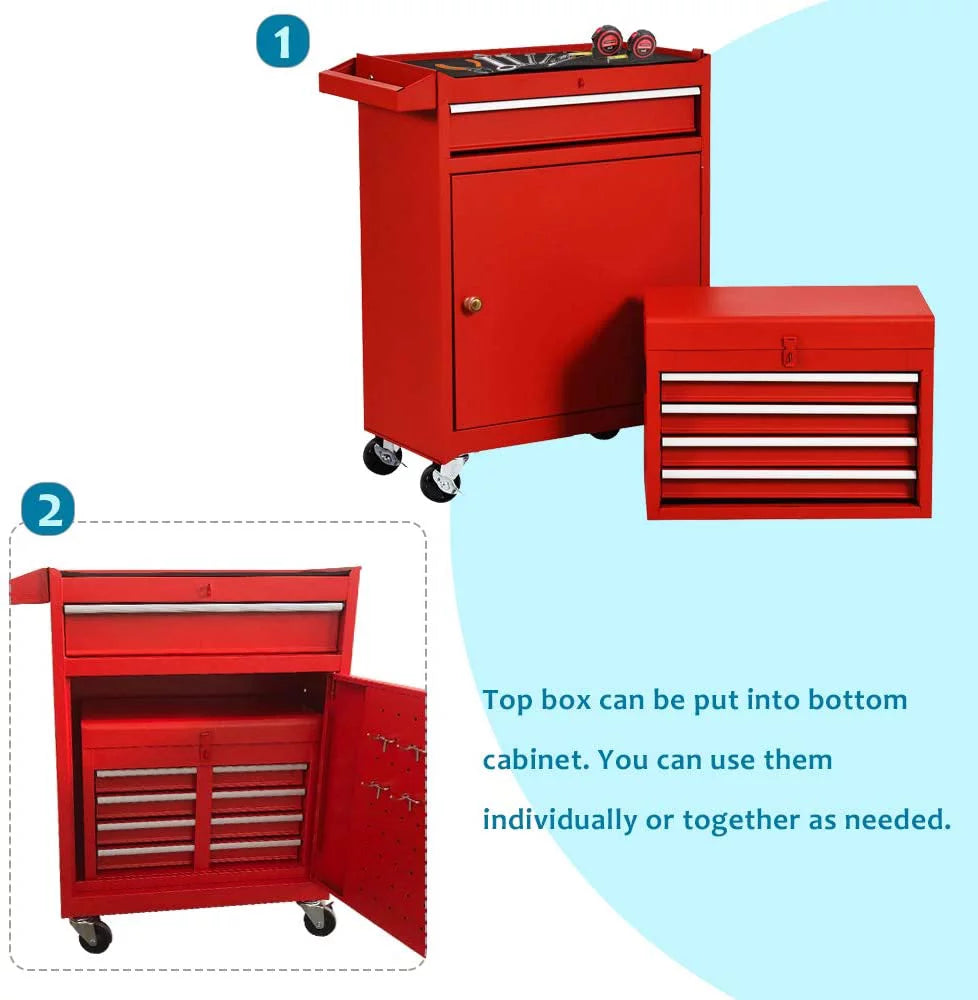 Black 5 Drawer Rolling Tool Chest G52665