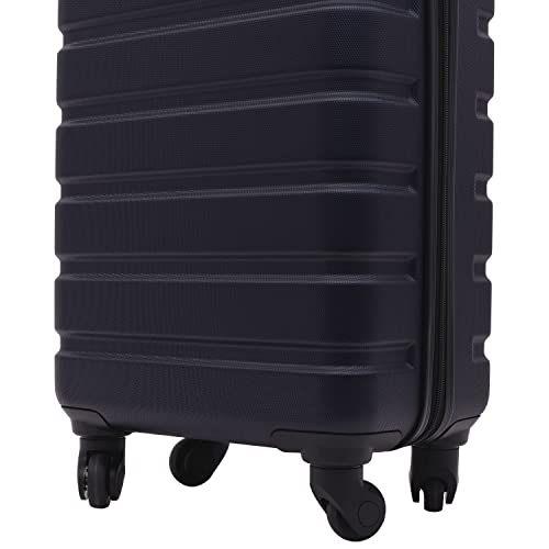 Black 20-Inch Hardside Spinner Carry-On Luggage T39067
