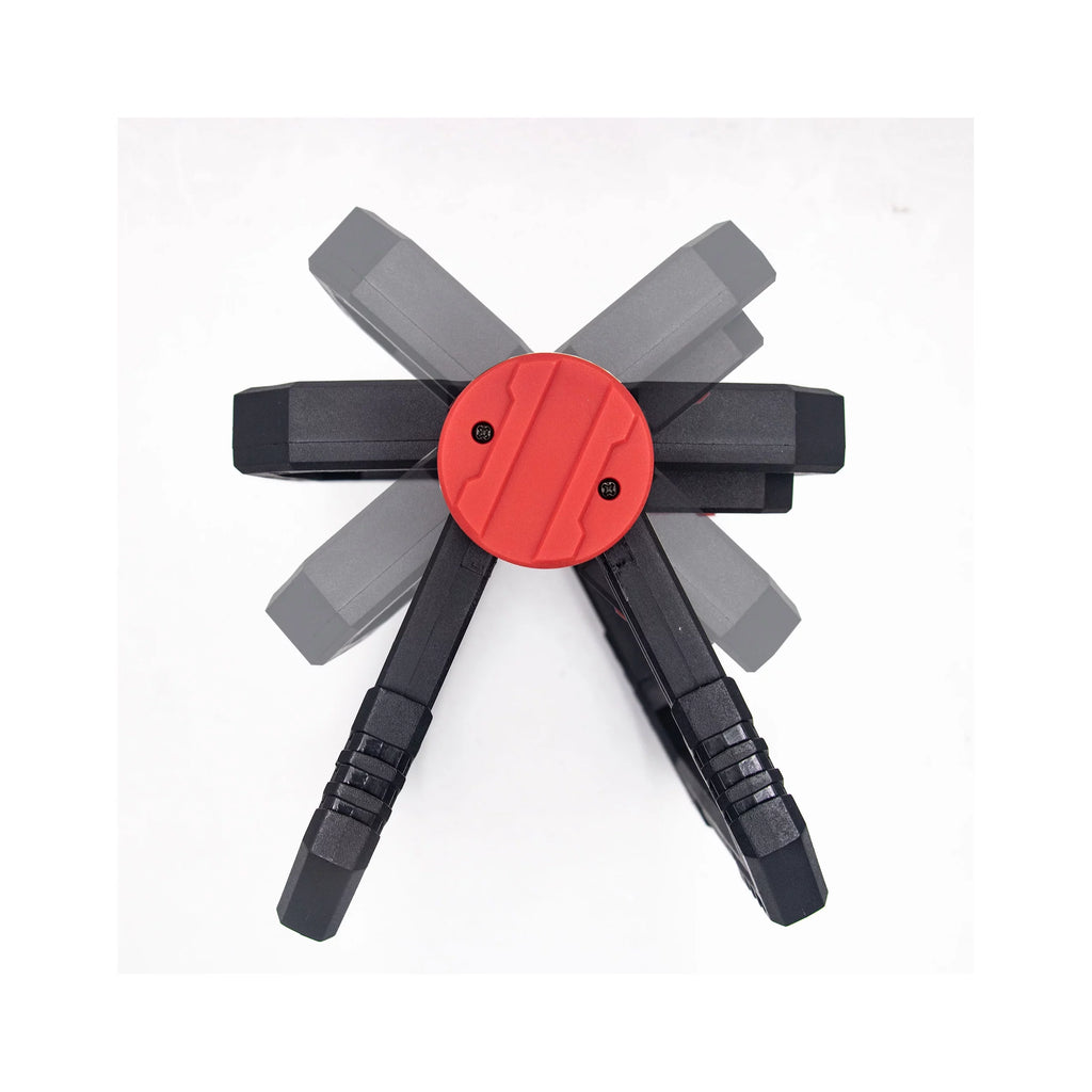1000 Lumen Led Work Light Folding Stand Black Red Plastic L7880