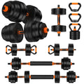 66 Lbs Adjustable Dumbbell Set 4 in 1 Weight Set T3043