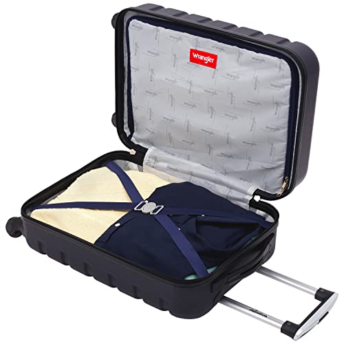 Black 20-Inch Hardside Spinner Carry-On Luggage T39067