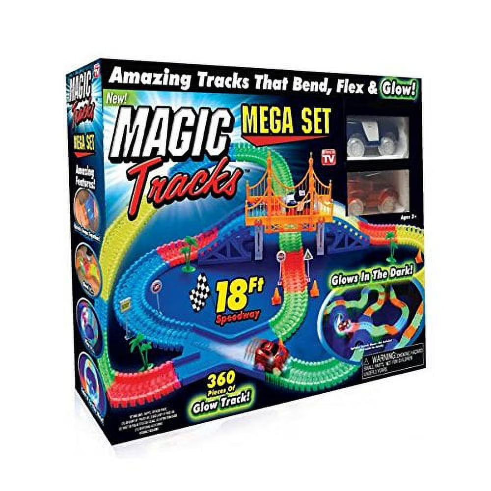 Mega Set with 18ft Racetrack with 2 Race Cars D722