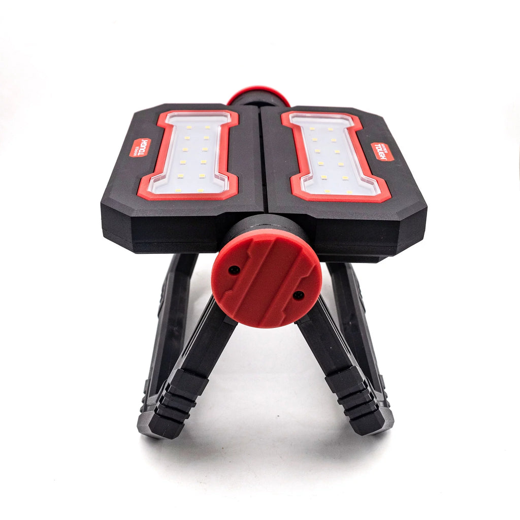 1000 Lumen Led Work Light Folding Stand Black Red Plastic L7880