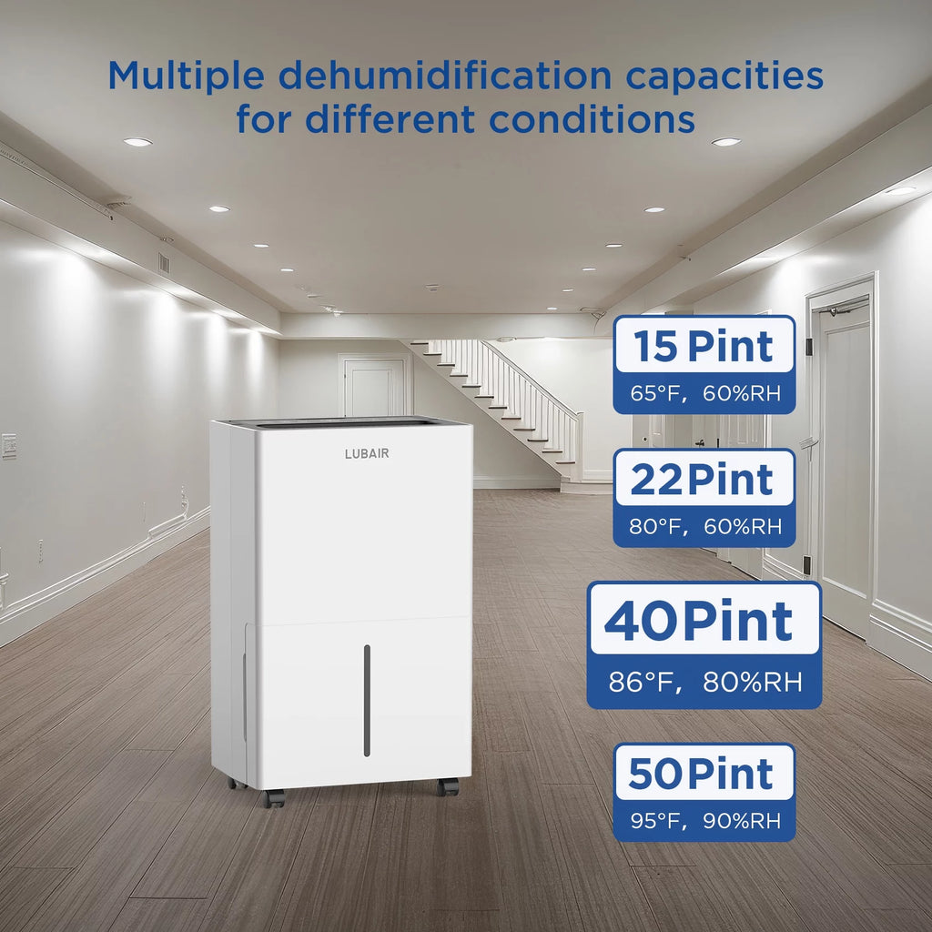 50 Pints Dehumidifier with Auto Defrost and 24H Timer Q486