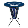 Lighted Vancouver Canucks Pub Table Bar Stool Y385