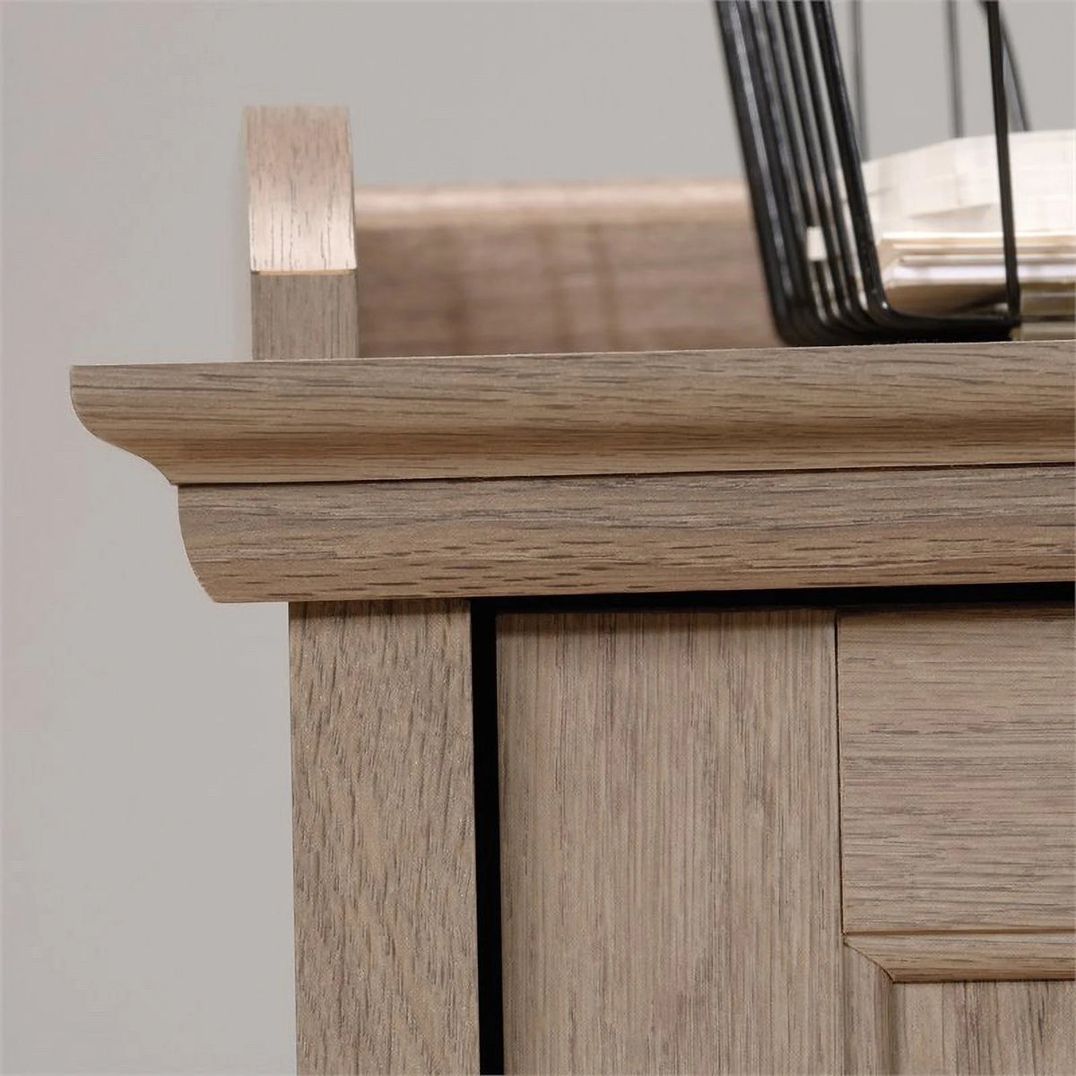 L-Desk, Salt Oak Finish W721776