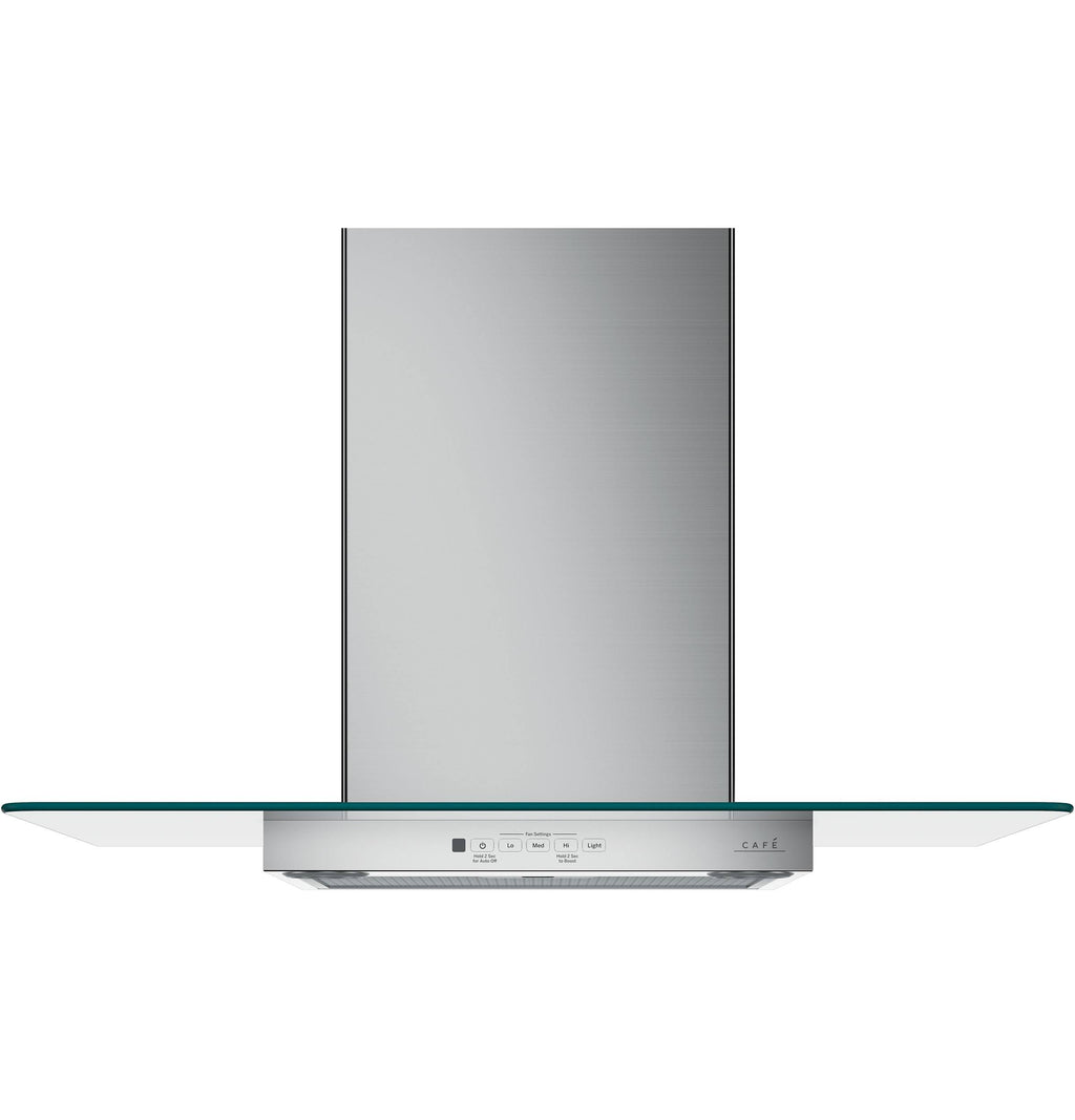 Stainless Steel Wall Mount Glass Canopy Chimney Range Hood X52711