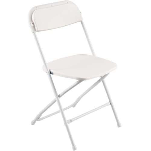 4 Pack Folding Plastic Chairs with Metal Frame L2812