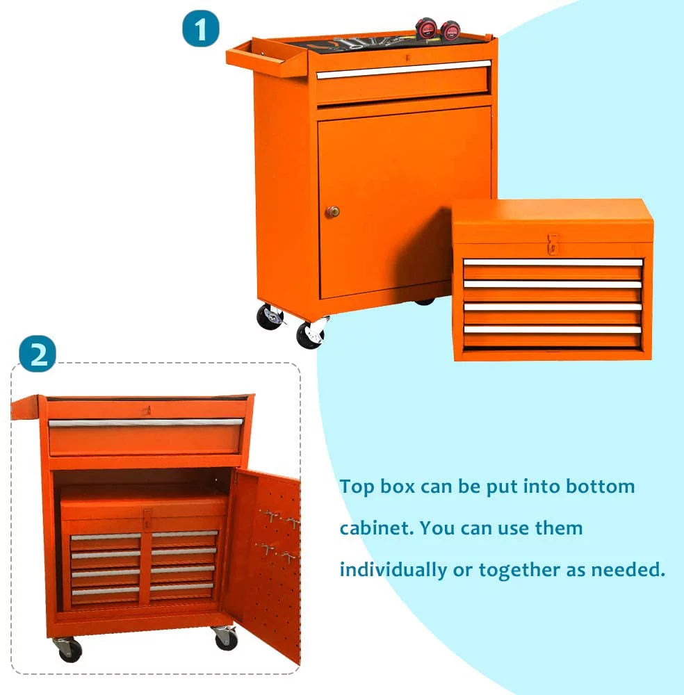 Black 5 Drawer Rolling Tool Chest G52665