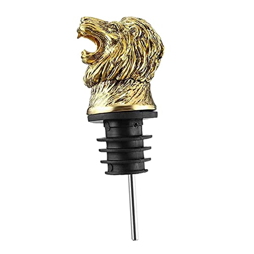 Zinc Alloy Animal Stag Head Bottle Pourer Z16988