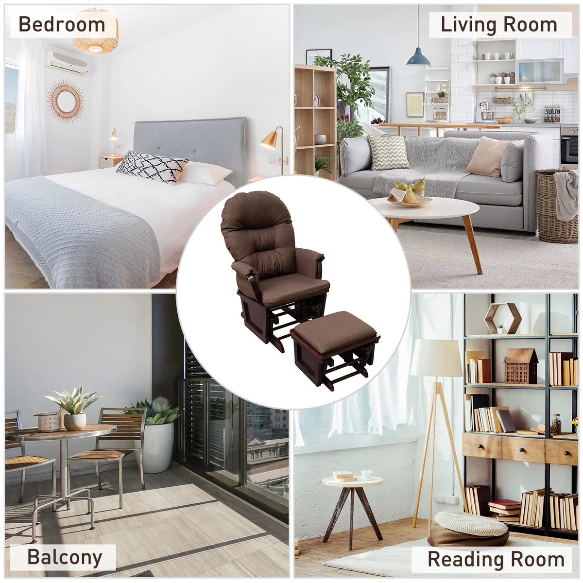 Rocking Chair with Ottoman N145704
