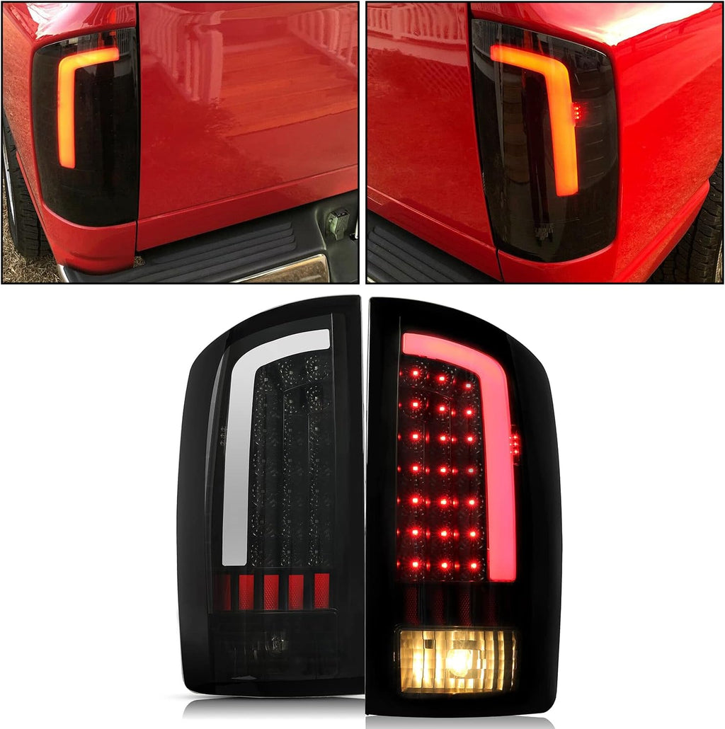 Smoked Lens Black Housing LED Taillight Pair R42313