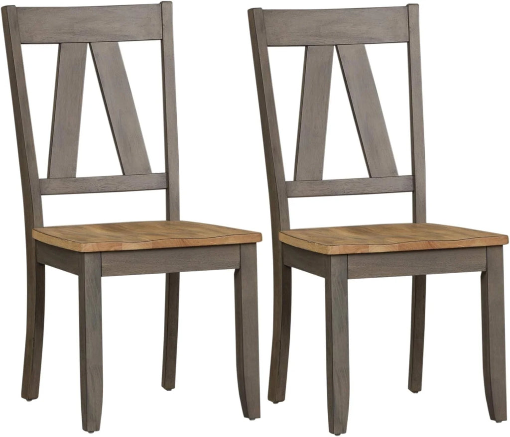 Gray and Sandstone Side Chair S6528