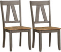 Gray and Sandstone Side Chair S6528