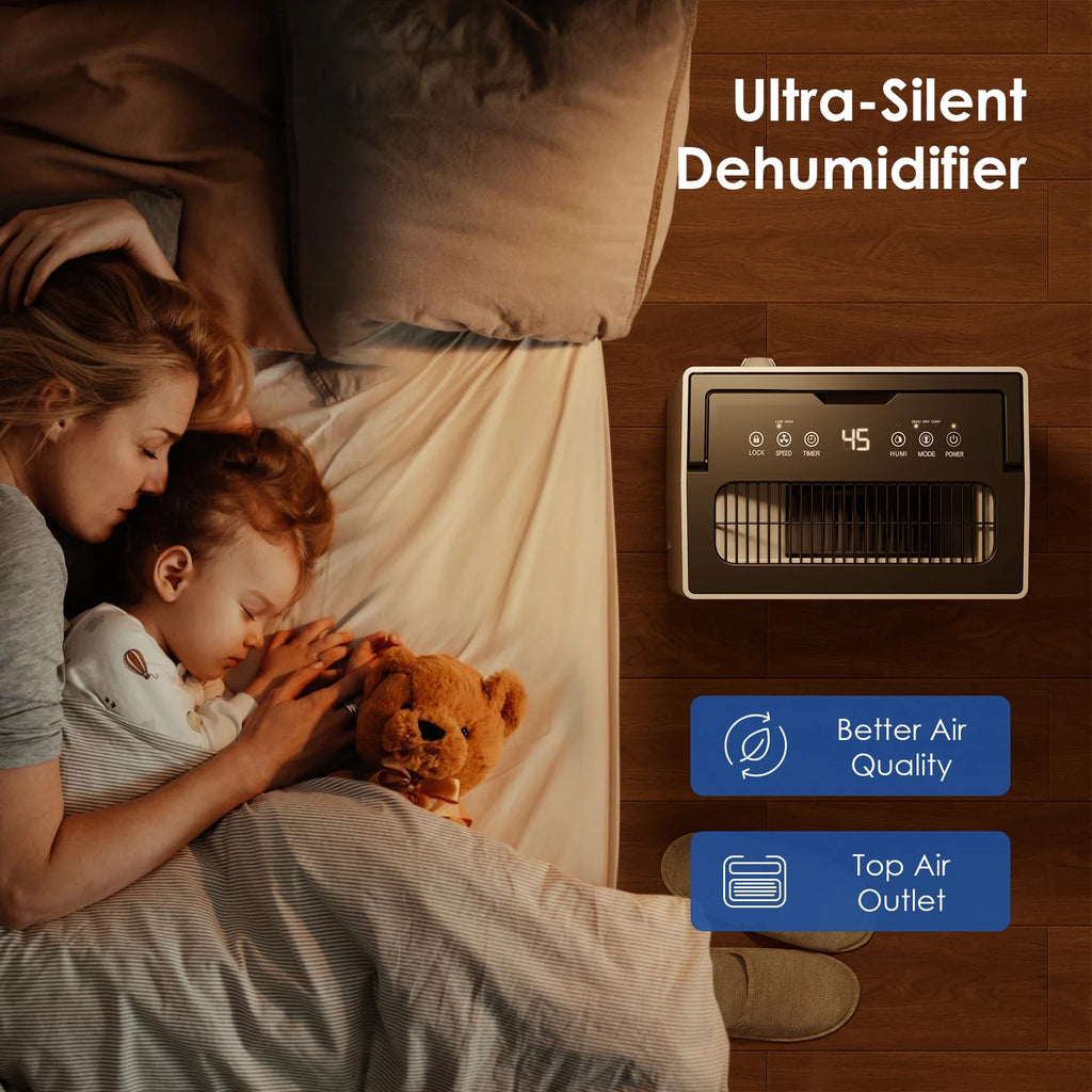 50 Pints Dehumidifier with Auto Defrost and 24H Timer Q486