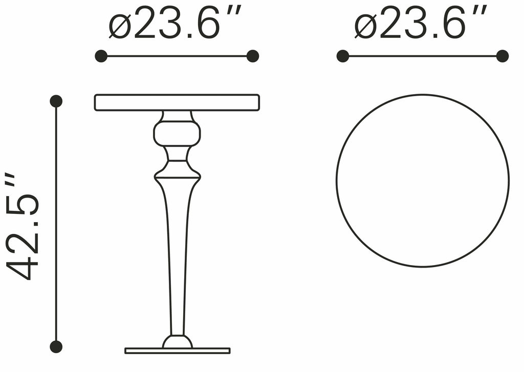 Stainless Steel Bar Table D783