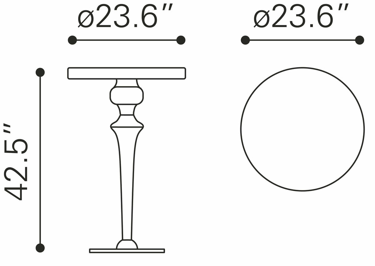 Stainless Steel Bar Table D783