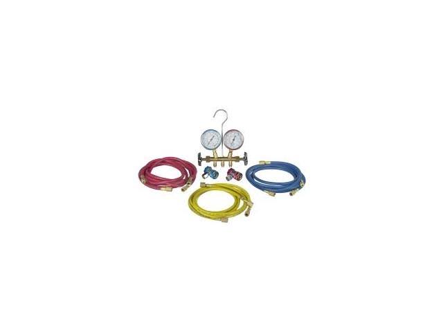 R12 and R134A Brass Manifold Set Z268