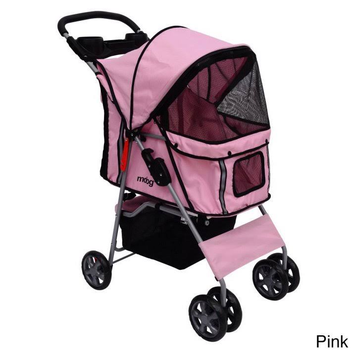 Red 4-Wheel Pet Stroller G812119