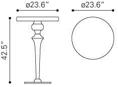 Stainless Steel Bar Table D783