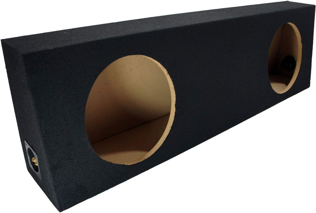 Dual 12 Black Sub Box Enclosure & Amp Q820282
