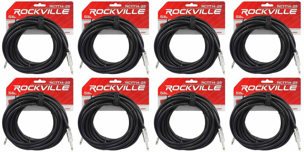 25& 14 AWG 1/4x22 TS to 1/4x22 TS Pro Speaker Cable W351928