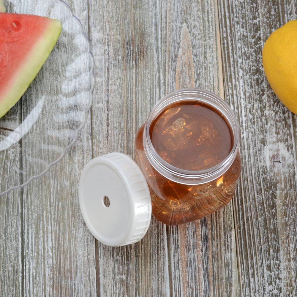 Large Mason Jar Lid with Hole S552